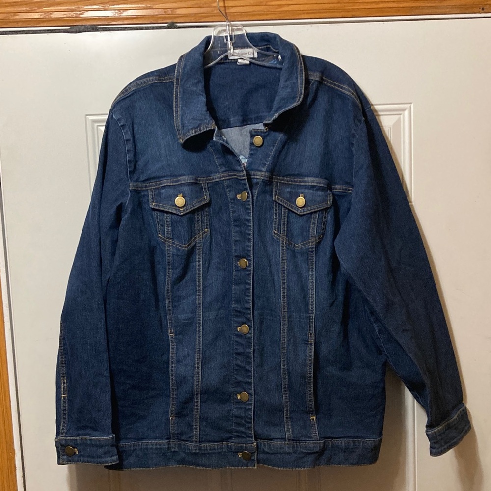 Coldwater Creek‎ Classic Blue Denim Jacket 3X
